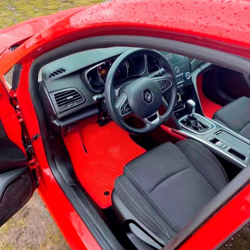 Covorașe auto EVA roșii pentru Renault Megane